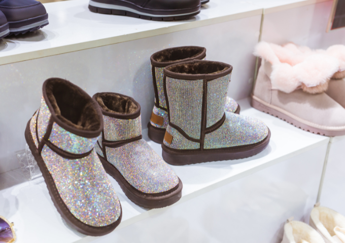 Ugg boots with sequins