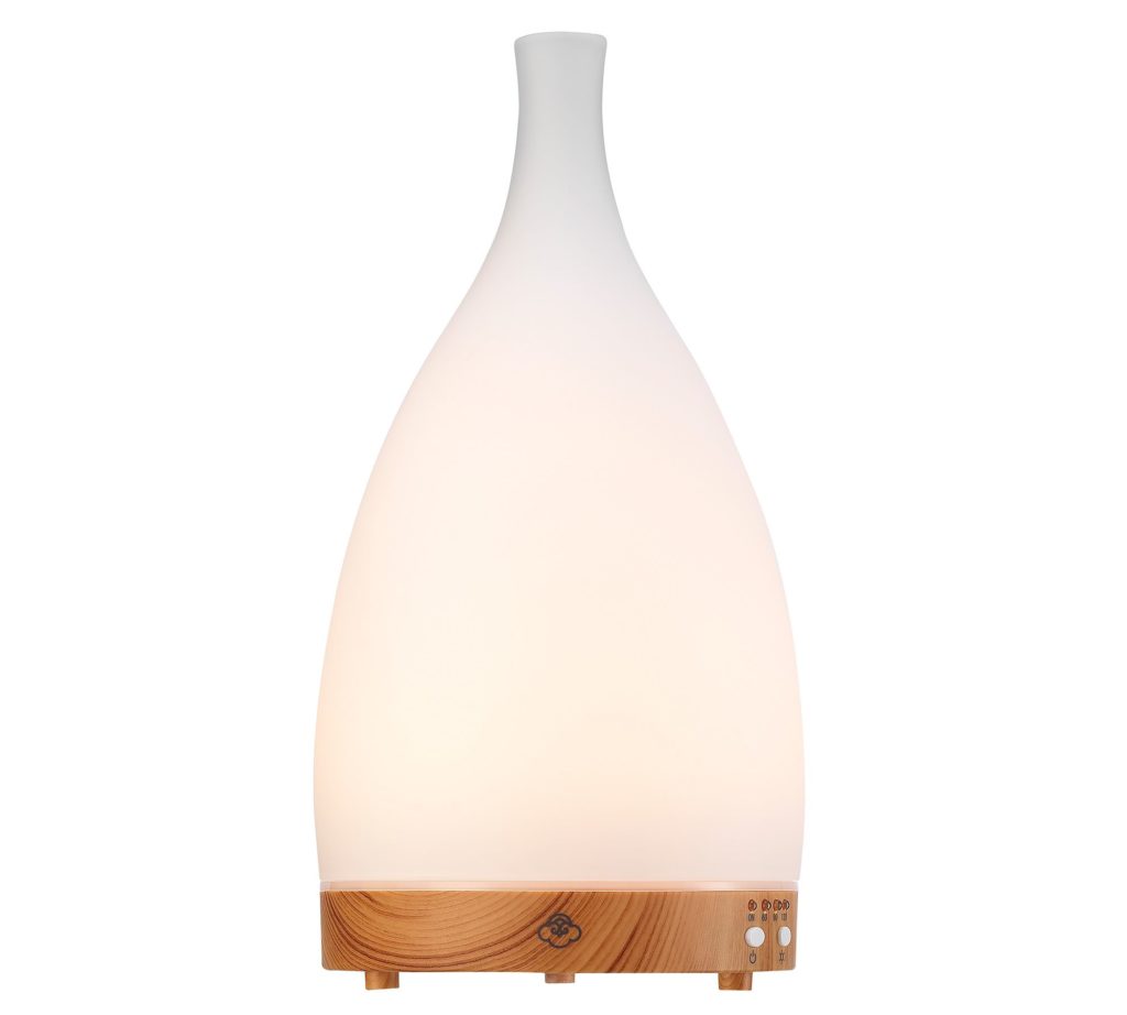 This ultrasonic Oil diffuser also works as a beautiful nightlight, creating a calming ambiance while simultaneously boosting brain function while you sleep.